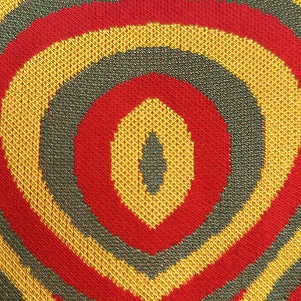 New! ZARA 70’s inspired scoop back psychedelic dress S - Picture 4 of 8